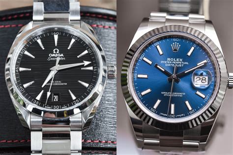 omega aqua terra 8500 vs rolex datejust ii|rolex vs omega aqua terra.